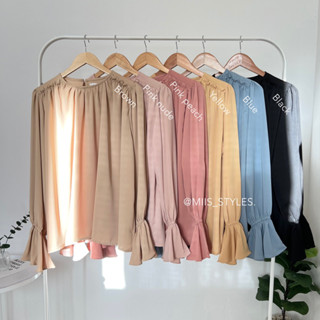Luxury shirt แขนระบาย💐🪞
