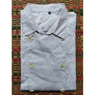 เสื้อเชฟ เสื้อกุ๊ก สีขาว