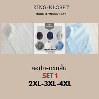 คอปก-แขนสั้น ไซส์ 2XL/3XL/4XL (SET1)