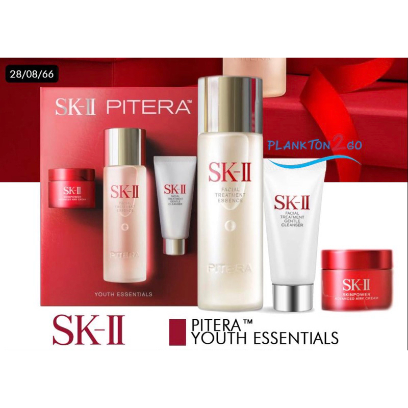 SK-II Pitera Essence Starter Kit เช๊ต 3ชิ้น Essence+Foam+Cream ฉลากไทย ผลิต 7/2023