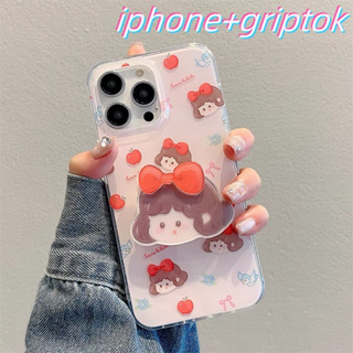 💜สินค้าใหม่มาแรง💜เคส iPhone 14 13 12 11 soft case เคสโทรศัพท์ 14 pro max case griptok เคสป้องกันการตก ปกป้องเต็มที่