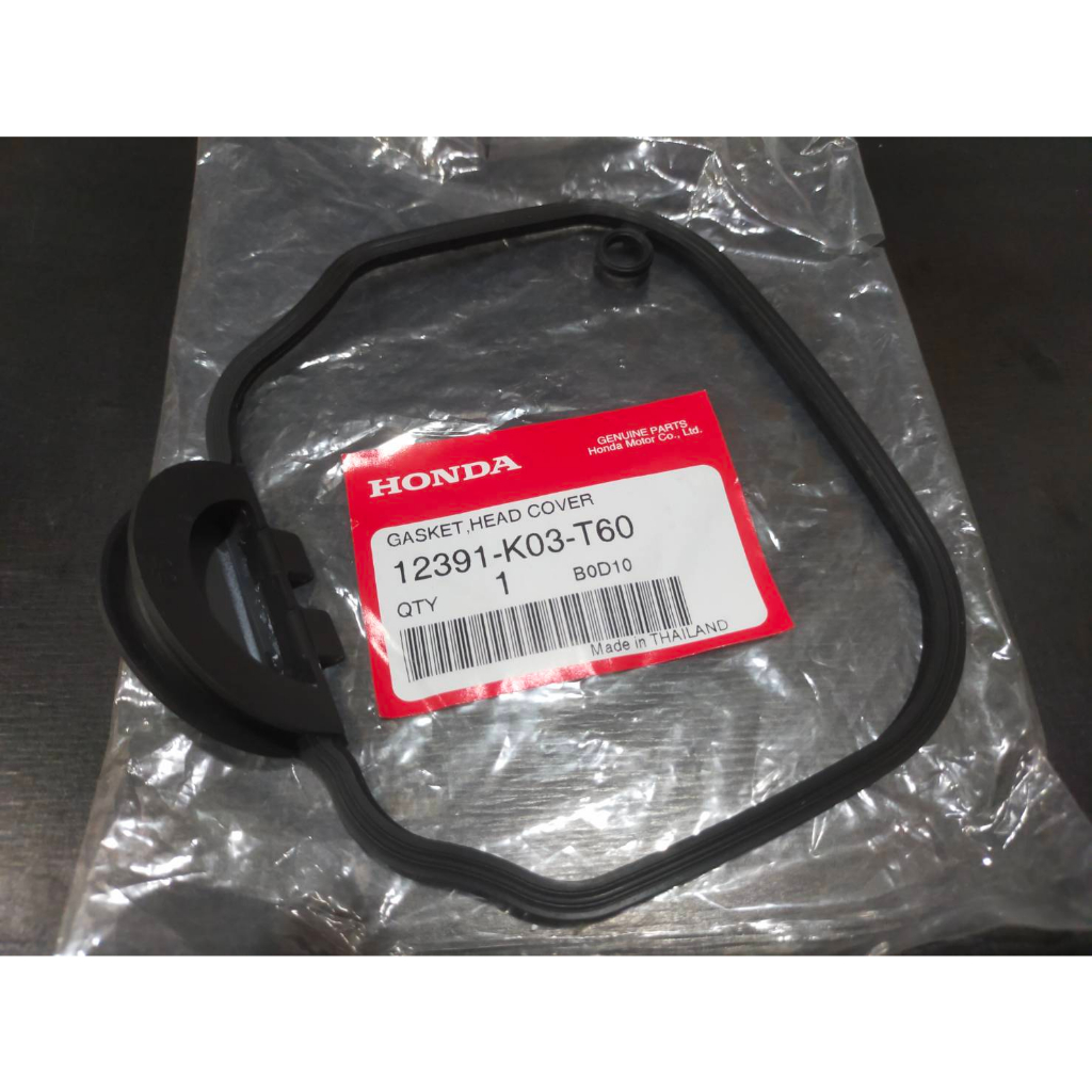 ปะเก็นฝาครอบฝาสูบ ยางฝาครอบวาล์ว Wave110i/Dream110i/Super Cub รหัส 12391-K03-T60 แท้ศูนย์ ราคา ถูกที่สุด ดีลบีเคเค แกลเลอรีภาพที่ 2