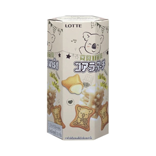 Koalas march โคอะล่ามาร์ช ไวท์ ขนมปังกรอบสอดไส้ครีมรสนมและชีส  White Milk&amp;Cheese 33g (exp. Jan 2024)