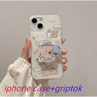 💜สินค้าใหม่มาแรง💜เคส iPhone 14 13 12 11 soft case เคสโทรศัพท์ 14 pro max case griptok เคสป้องกันการตก ปกป้องเต็มที่