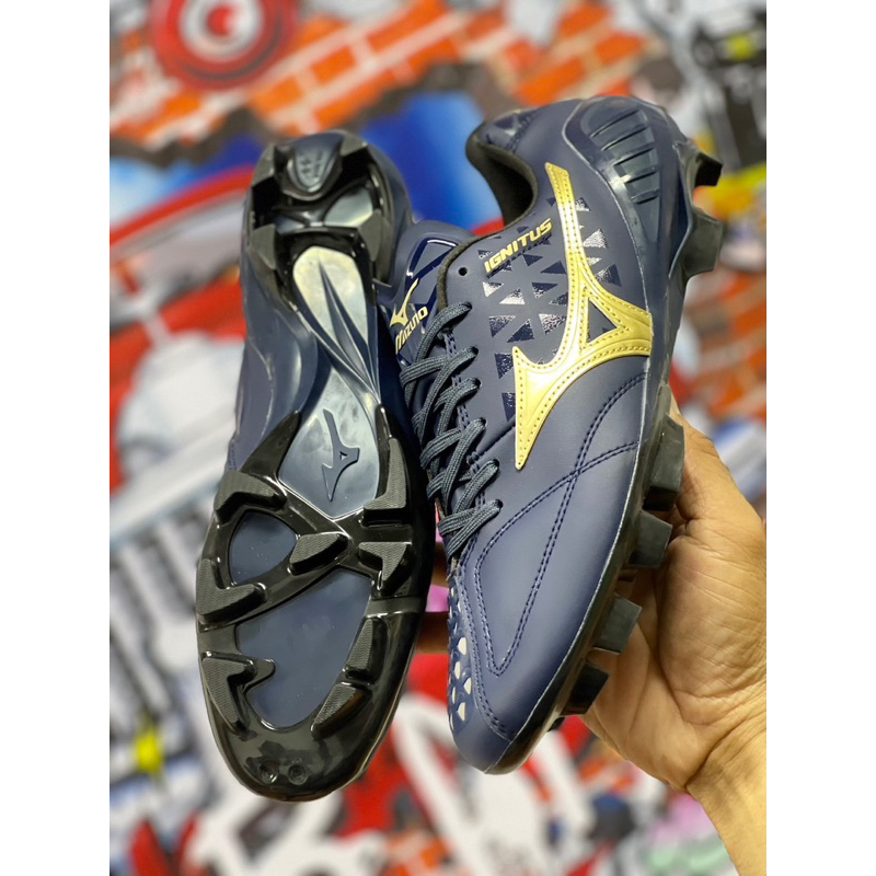 รองเท้าฟุตบอล MIZUNO THE WAVE IGNITUS JAPAN มีบริการเก็บเงินปลายทาง แถมฟรี ดันทรง กล่อง