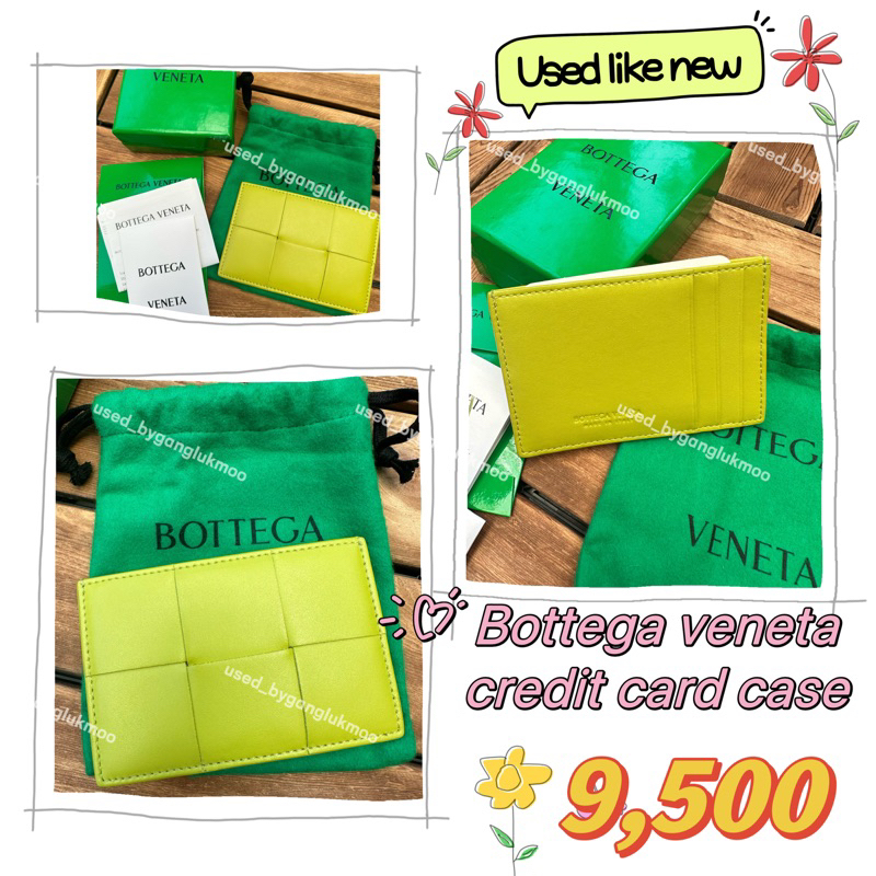 bottega veneta credit card case (used)