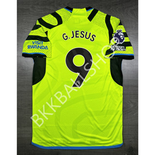 เสื้อฟุตบอล Arsenal Away อาเซน่อล เยือน 2023/24 อาร์ม EPL 9 G.JESUS