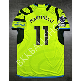 เสื้อฟุตบอล Arsenal Away อาเซน่อล เยือน 2023/24 อาร์ม EPL 11 MARTINELLI