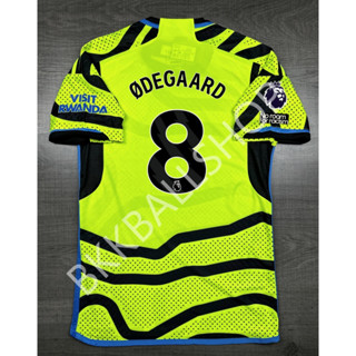 [Player] - เสื้อฟุตบอล Arsenal Away เยือน 2023/24 เกรดนักเตะ อาร์ม EPL 8 ODEGAARD