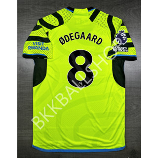 เสื้อฟุตบอล Arsenal Away อาเซน่อล เยือน 2023/24 อาร์ม EPL 8 ODEGAARD