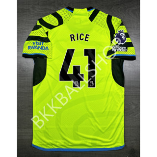 เสื้อฟุตบอล Arsenal Away อาเซน่อล เยือน 2023/24 อาร์ม EPL 41 RICE