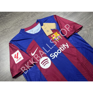 [Player] - เสื้อฟุตบอล Barcelona Home บาร์เซโลน่า เหย้า 2023/24 เกรดนักเตะ พร้อมอาร์ม Laliga