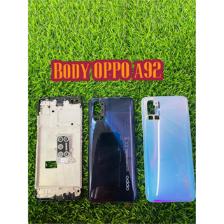 BODY Oppo A92 แถม แกนกลาง+ฝาหลัง+ปุ่มกดด้านข้างบอดี้+เลนส์กล้องหลัง สินค้ามีของพร้อมส่ง