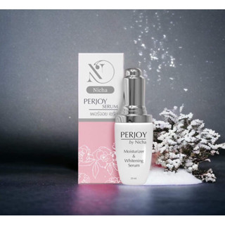 Moisturizer &amp; Whitening Serum – PERJOY by Nicha (20ml.) เซรั่มเข้มข้น ดูแลผิวหน้า เพื่อผิวเปล่งประกายอย่างเป็นธรรมชาติ