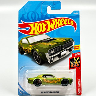 Hotwheels STH | Ford 1968 Mercury Cougar Super Treasure Hunt ไฟทอง ล้อยาง