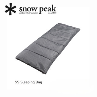 Snow Peak BD-105GY SS Single ถุงกางออกเป็นผ้าห่มหมอน นอนแบบสี่เหลี่ยม สำหรับอุณหภูมิประมาณ 5-13c Snowpack