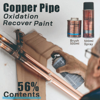Fukkol Copper Corrosive Inhibition Spary Paint For Air Condition Copper Welding เครื่องปรับอากาศ ป้องกันสนิม พ่นสีทองแดง