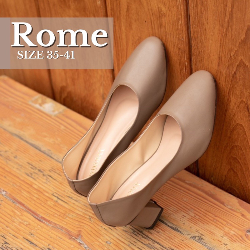 Rosieshoes (พร้อมส่ง)รองเท้าพยาบาล ใส่ทำงาน สวย รุ่น ROME