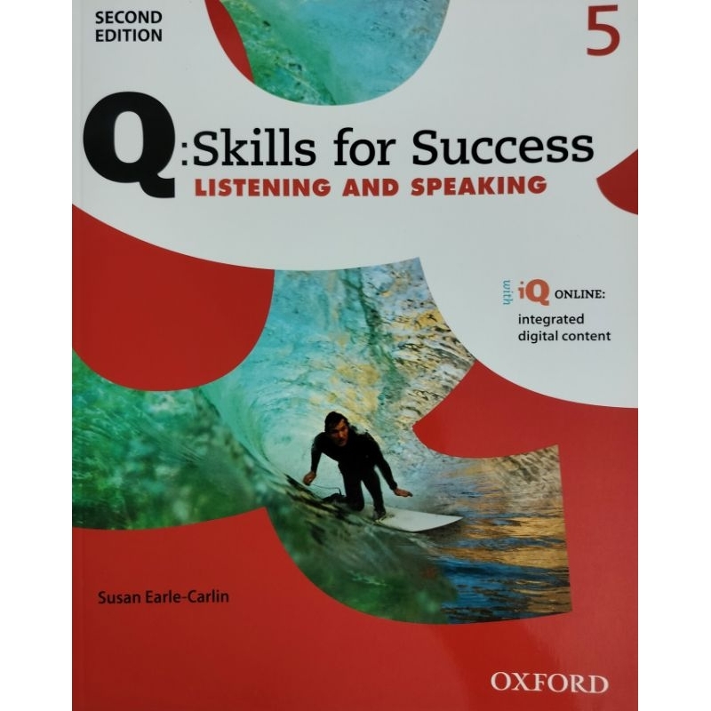 หนังสือ Q : Skills for Success 2nd ED 5, Listening & Speaking : Student's Book +iQ Online (P)