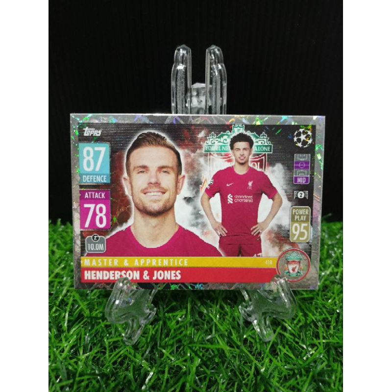 2021-22 Topps Match Attax UCL - 418 Jordan Henderson & Curtis Jones
