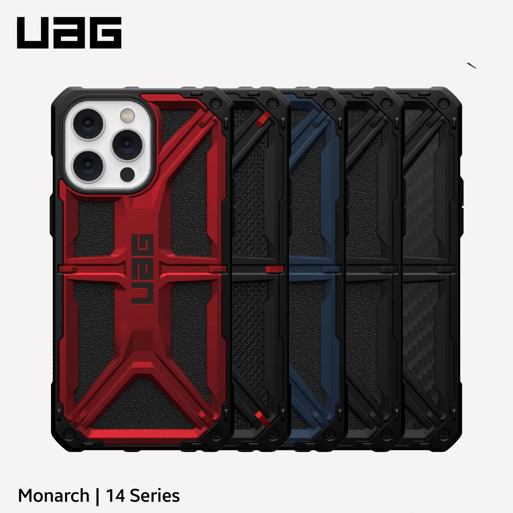 UAG เคส iPhone 11 12 13 14 Pro Max iPhone 12/13 Mini 14 Plus เคสกันกระแทก UAG Monarch Feather-Light Rugged Back Cover