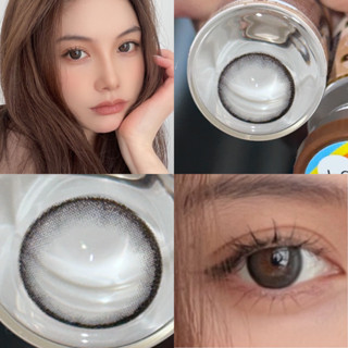 ✨Gray ขนาดตาโต (Bigeyes) เลนส์กรองแสง uv ✔️จดทะเบียนถูกต้อง 🇰🇷เลนส์สัญชาติเกาหลี🇰🇷