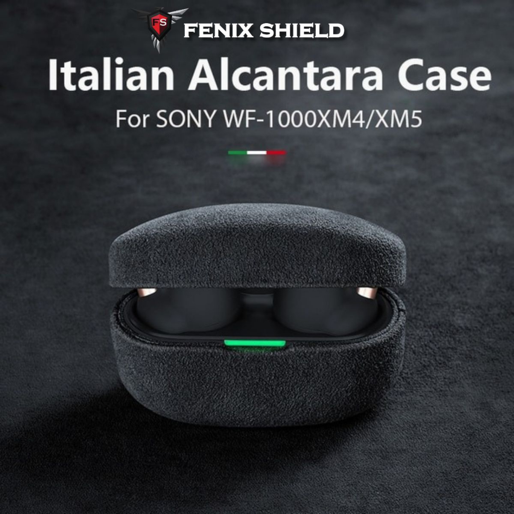 เคส FenixShield Alcantara Leather Cover Case สำหรับ SONY WF-1000XM5 / WF-1000XM4