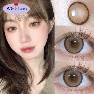 คอนแทคเลนส์ Wink Honey Darling Chestnut Contact lens สีน้ำตาลเชสนัท (0.00) ค่าสายตาปกติ