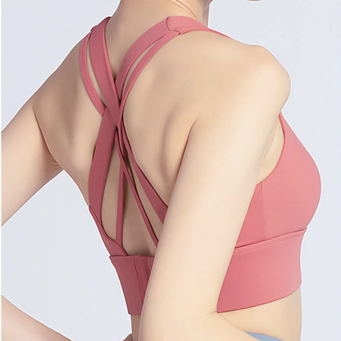 MVP Sport สปอร์ตบราโยคะ ยกทรง มีฟองน้ำ สายไขว้หลัง thumbnail 4