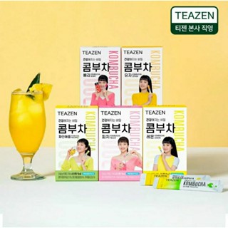 ของแท้ พร้อมส่ง !! TEAZEN KOMBUCHA ชาหมักเกาหลี 5 รสชาติ ที่ จองกุก BTS แนะนำ ! อร่อย ทานง่าย รสชาติดี น้ำตาลน้อย