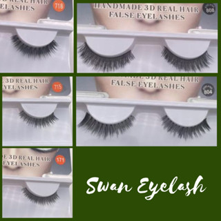 swaneyelash : ขนตาปลอม ผลิตจากเส้นผม real hair eyelashes เบอร์ 025,171,715,804,718,808 👄