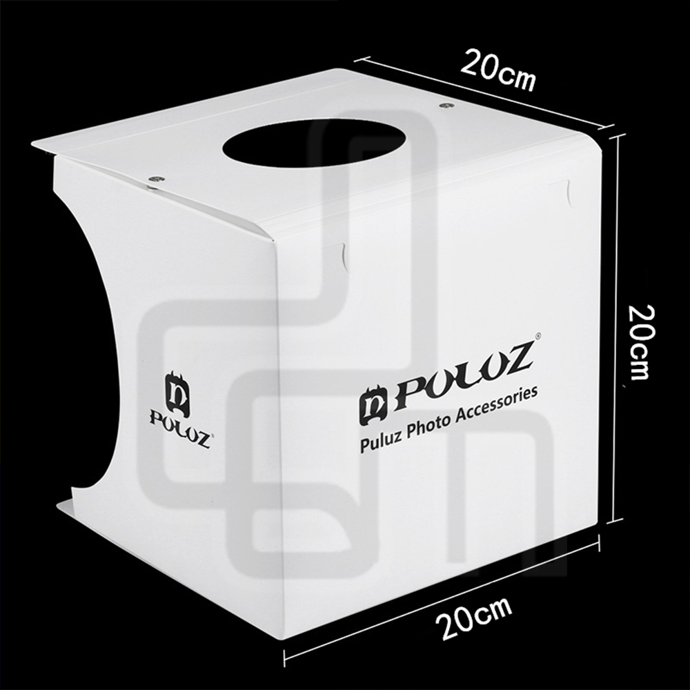 กล่องสตูดิโอถ่ายภาพ มี LED ในตัว พร้อมพื้นหลัง 6 สี  Light Box Studio แบบพับเก็บ ขนาดพกพา สามารถกันน้ำได้ กล่องถ่ายรูป - รูปที่ 5