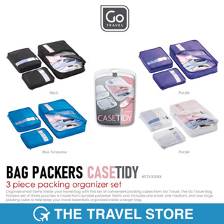 GO TRAVEL Bag Packers  Casetidy 3 piece packing organizer set (GTV300XX) กระเป๋าจัดระเบียบเสื้อผ้า