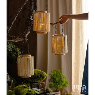 พร้อมส่ง Vintage Style Hanging Lantern  Decorative Lantern Indoor Outdoor เชิงเทียน