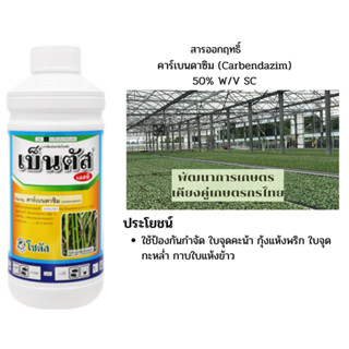 เบ็นตัส คาร์เบนดาซิม ขนาด 1ลิตร  สารป้องกันกำจัดเชื้อราประเภทดูดซึม ออกฤทธิ์ทั้งแบบป้องกันและกำจัด