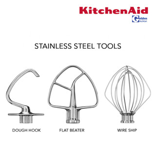 KitchenAid ชุดหัวตีสเตนเลส 3 หัว Tilt-Head [KSM5TH3PSS]