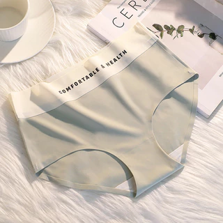สินค้าพร้อมส่งจากไทย💥LoveIs Bra💥 (TL-N799) กางเกงในไร้ขอบแฟชั่นเกาหลี ขอบเอวแต่งลายสกรีนอักษร