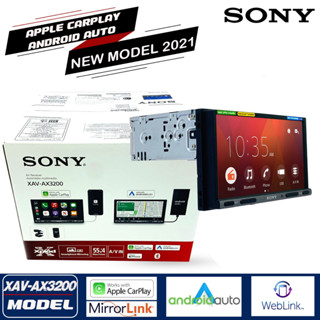 SONY XAV-AX3200 NEW MODEL2021 เพลิดเพลินกับการเชื่อมต่อสมาร์ทโฟนรวมถึงการมิเรอร์ลิ้งค์ แถมลำโพง BT กับ USB 16GB