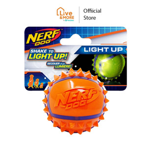 Nerf Dog LED Spike Ball ของเล่นสุนัข บอลหนามยาง TPR ขนาด 2.5 นิ้ว