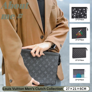💥หลุยส์ วิตตอง Louis Vuitton Mens Clutch Collection LV Ladies Clutch Collection