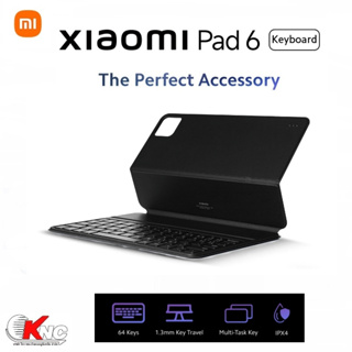 Xiaomi Pad 6 Keyboard แป้นพิมพ์ พร้อมเคสป้องกันสองด้าน หนัง PU สีดำ ของแท้ มีสินค้าพร้อมส่ง