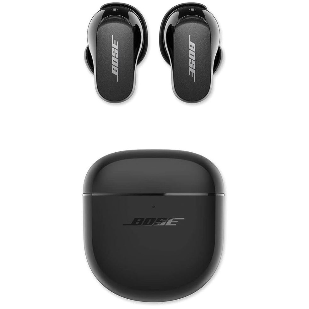 Bose QuietComfort Earbuds II - True Wireless Noise Cancelling In-Ear Headphones Black