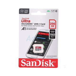 256GB Micro SD Card SANDISK Ultra SDSQUAC-256G-GN6MN (150MB/s,) ประกัน 10Y