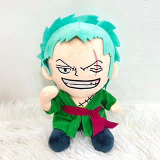 One Piece ตุ๊กตาวันพีซ - Roronoa Zoro (ตุ๊กตาโรโรโนอา โซโร) 🧸 ขนาด 8 นิ้ว (ลิขสิทธิ์แท้💯% จากโรงงานผู้ผลิต พร้อมส่ง)