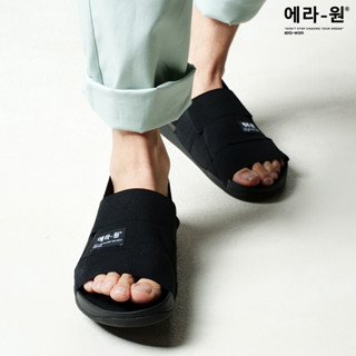 era-won Slide Sandals รุ่น  LIGHTWEIGHT SANDALS รัดส้น  สี ดำ (S3)