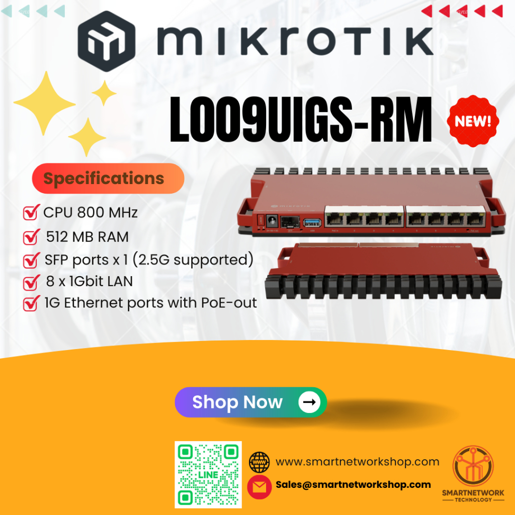 Mikrotik L009UiGS-RM  🎯🎯🔸ราคาถูก🔸รับประกัน🔸สินค้าใหม่🔸ส่งเร็ว🔸รับประกันจริง-ตามเงื่อนไข