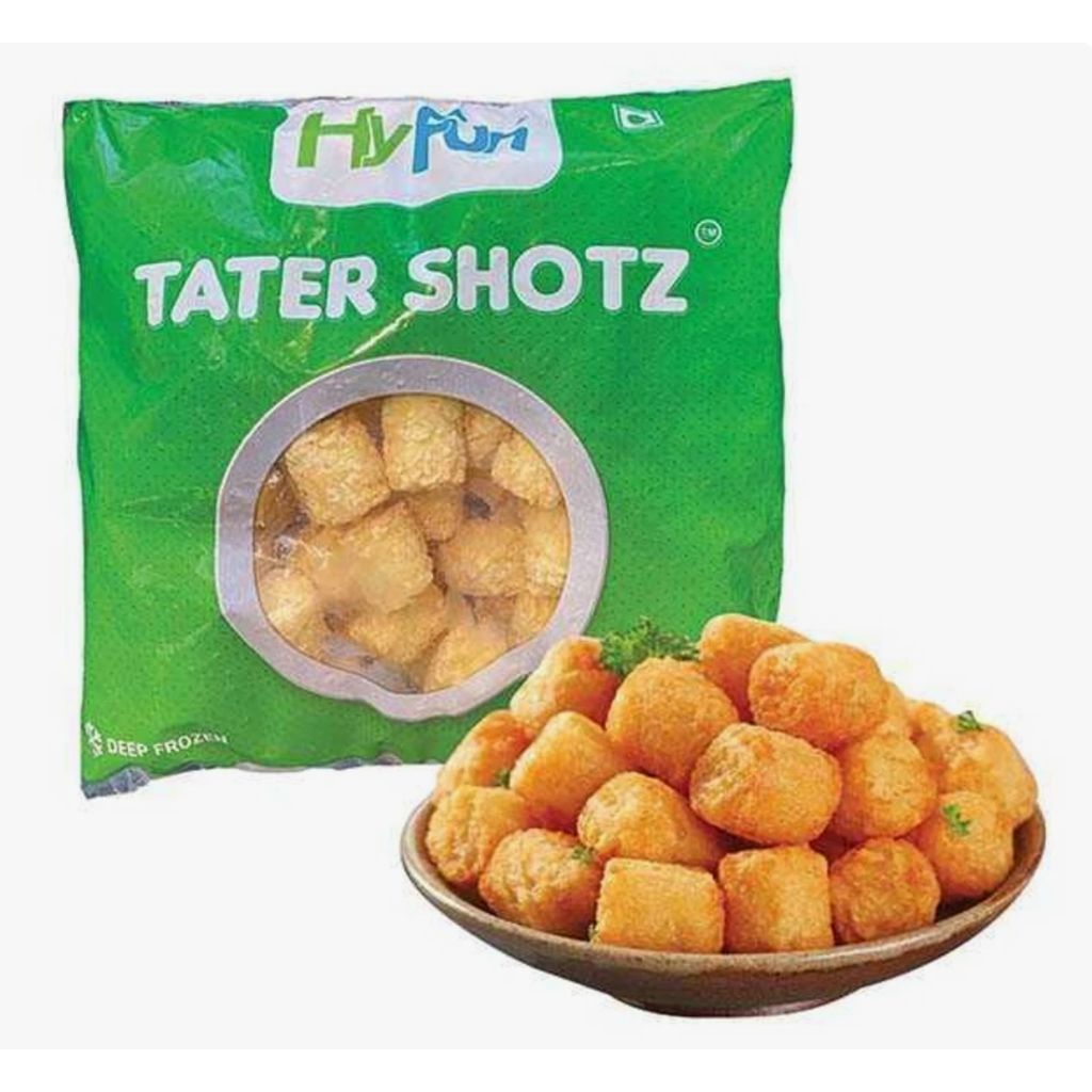 เทเทอร์ช้อทซ์ HyFun Tater Shotz มันฝรั่งแฮชบราวน์แท่งกลม ขนาด 1Kg