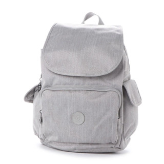 Kipling ของแท้ 💯% Kipling รุ่น City Pack สี Grey Beige Pep เป้ใบใหญ่ ทรงยอดนิยม สวย สะพายเท่ค่ะ