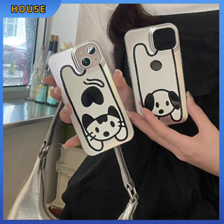 💲คูปองเคลม💲เคสไอโ case for iphone 11 12 ลูกแมวสีเงิน เคส 14 13 12 11 pro max การป้องกันเต็มรูปแบบ ป้องกันการตก