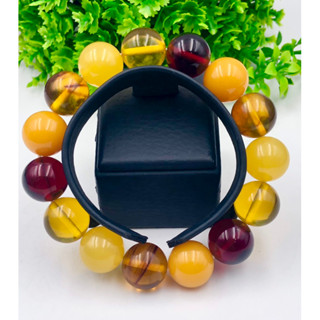 Genuine yellow Multi Color  Vintage Bakelite Bangal Bracelet beautiful Vintage Bakelite Jewelry Bracelet